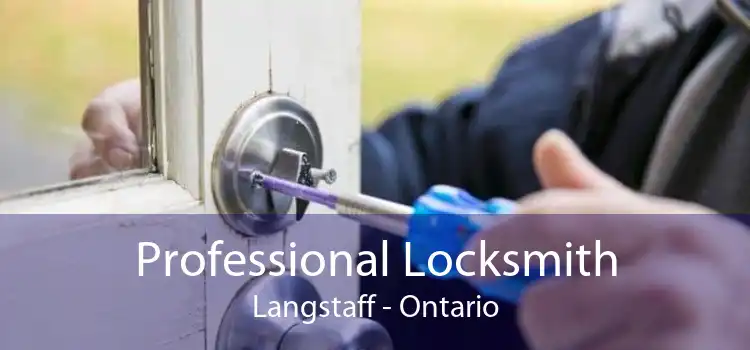 Professional Locksmith Langstaff - Ontario