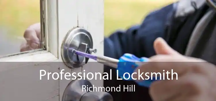 Professional Locksmith Richmond Hill